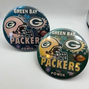 Vintage NFL Wincraft Green Bay Packers Free Standing Jumbo 6" Button Pins